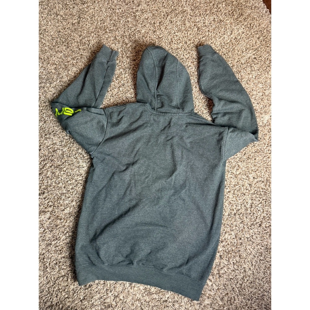 Carhartt Hoodie Mens Large Tall K288 Loose Fit Midweight Gray Spellout TS0288-S - Picture 6 of 6